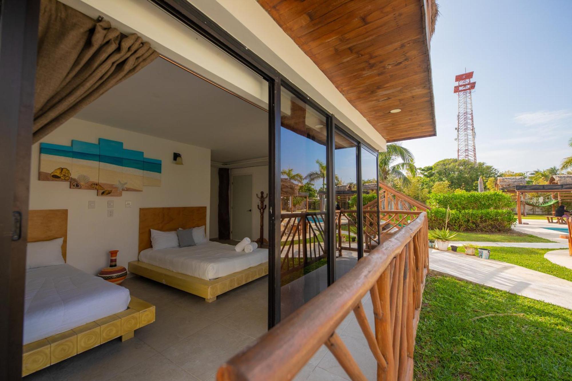 Kabanas & Beach Club Ojo De Agua 푸에르토 모렐로스 외부 사진