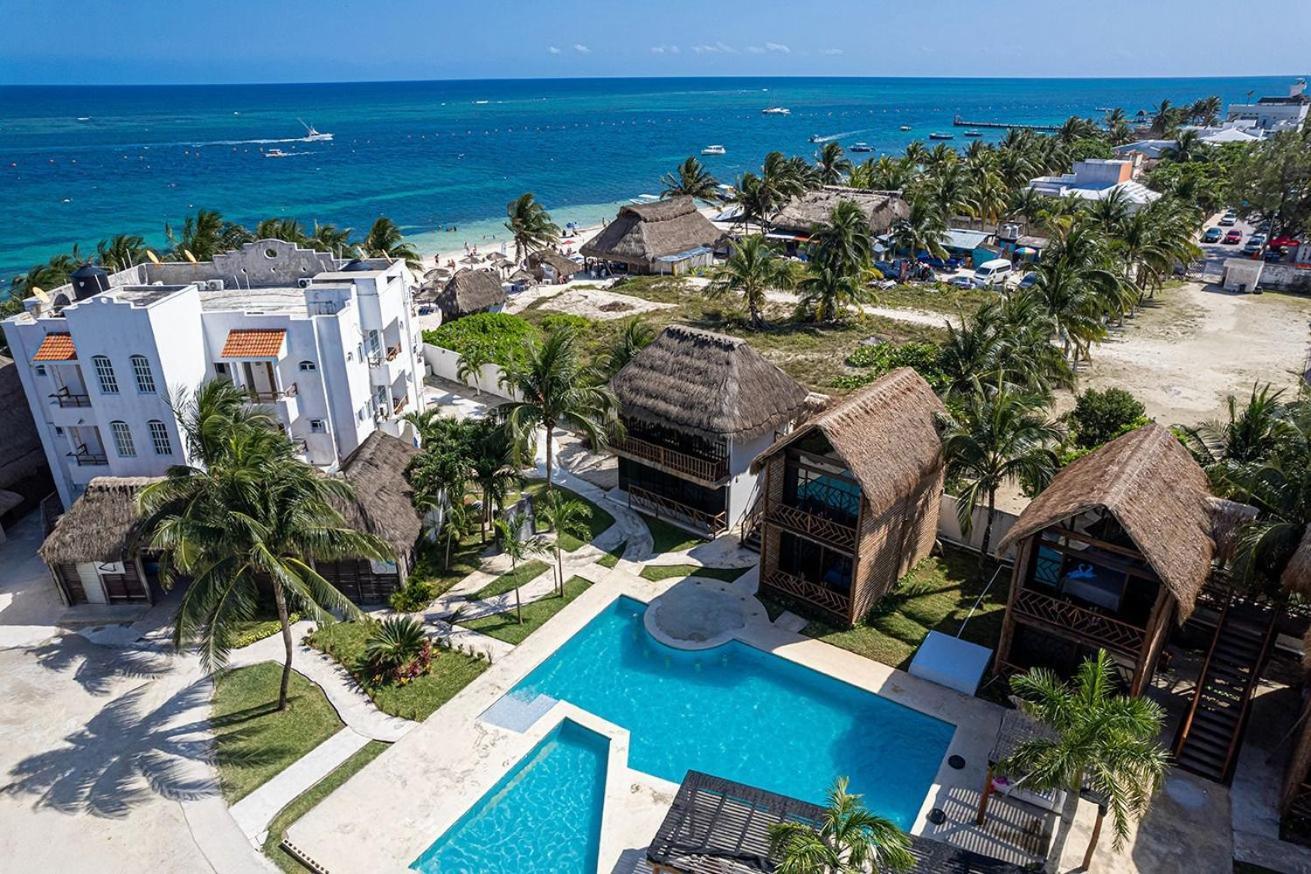 Kabanas & Beach Club Ojo De Agua 푸에르토 모렐로스 외부 사진